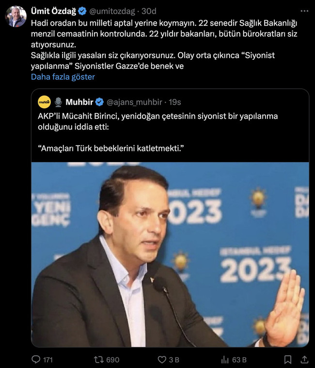 Özdağ ve Birinci'den 'Yenidoğan' polemiği: Bu milleti aptal yerine koymayın - Resim : 3