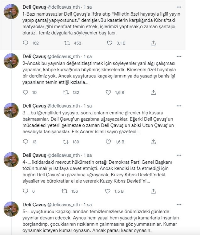 Sedat Peker'den 'Deli Çavuş' açıklaması! İşaret ettiği hesaptan bomba video geldi! - Resim : 2