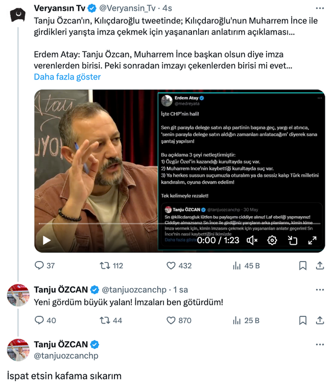 ‘Muharrem İnce’ iddiası ortalığı karıştırdı! ‘İspat etsin kafama sıkarım…’ - Resim : 2