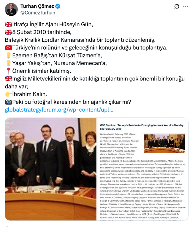 Hüseyin Gün, AK Partililerle Londra'da toplantı düzenlemiş! ‘Ben organize ettim…’ - Resim : 2