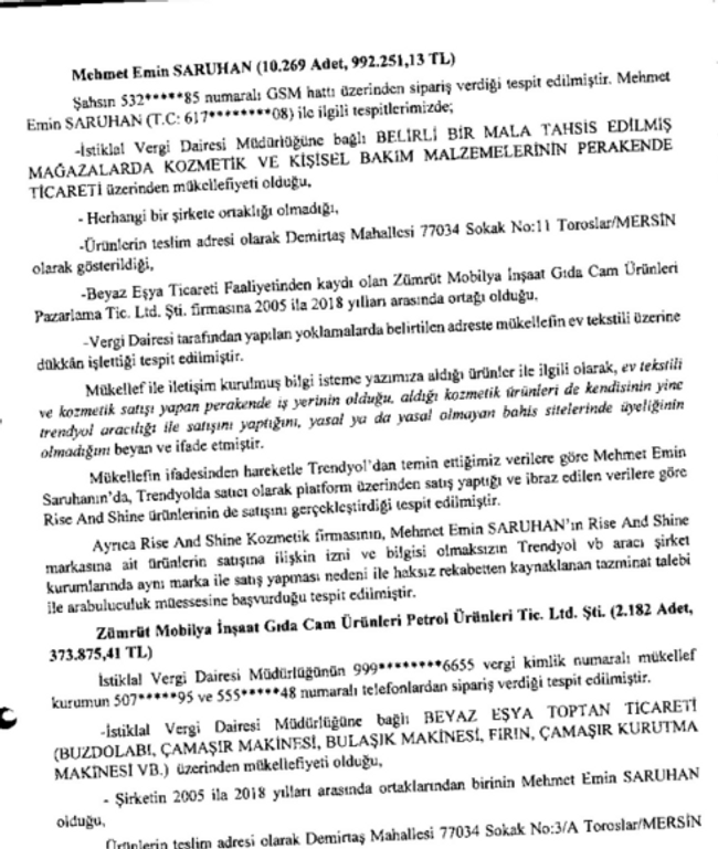 908 sayfalık Dilan Polat raporunda şok detaylar! Sabunları hastane kantinine sipariş etmişler - Resim : 6
