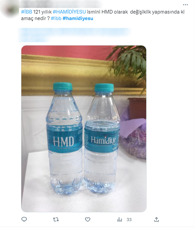İBB markası Hamidiye Su isim mi değiştirdi? Pet şişedeki yazı kafaları karıştırdı - Resim : 3