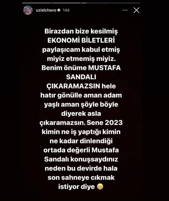 Mustafa Sandal ile Uzi arasında 'konser' atışması! Ünlü rapçiyi affetmedi... - Resim : 1