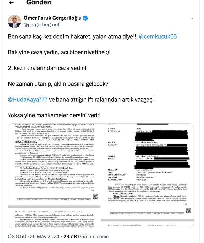 'Terörist' ifadesi Cem Küçük'ün başını yaktı: Bak yine ceza yedin, acı biber niyetine… - Resim : 1