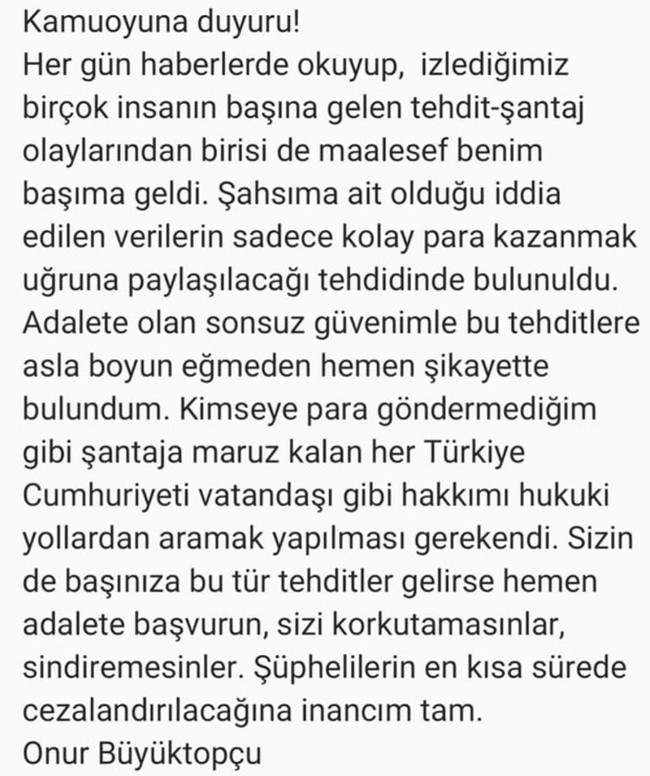 Yemekteyiz sunucusuna mahrem görüntüleriyle şantaj! - Resim : 1