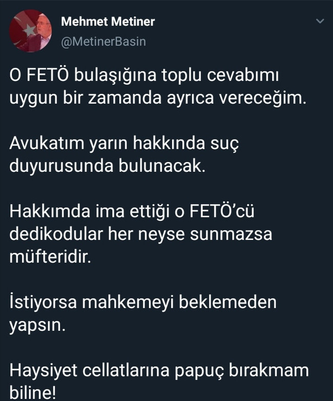 Mehmet Metiner'den Star gazetesi yönetimine çağrı: "Bu elemanın yalanını..." - Resim : 5