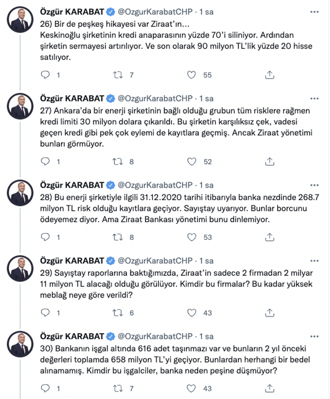 CHP'li Özgür Karabat'tan gündemi sarsacak Ziraat Bankası ve Demirören iddiaları! - Resim : 7