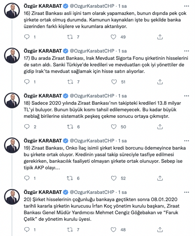 CHP'li Özgür Karabat'tan gündemi sarsacak Ziraat Bankası ve Demirören iddiaları! - Resim : 5
