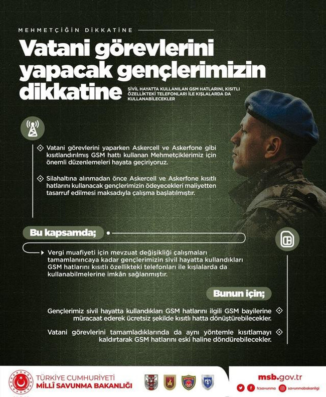 MSB'den asker adayı gençler için yeni kolaylık! - Resim : 1