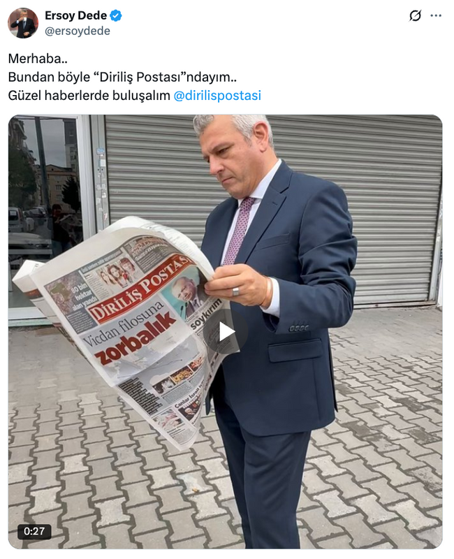 Diriliş Postası’nda üst düzey görev değişikliği! Genel Yayın Yönetmeni kim oldu? - Resim : 1