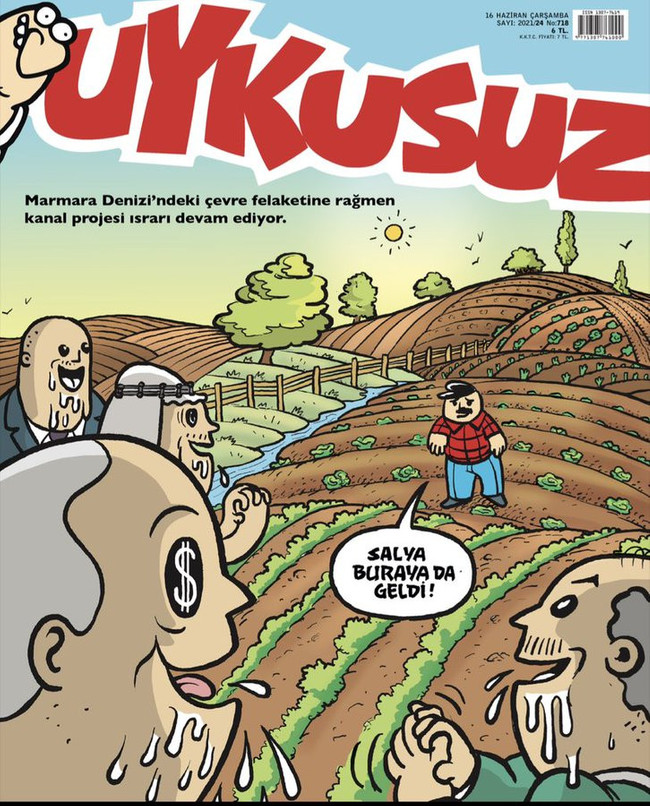 Uykusuz dergisinden Kanal İstanbul göndermesi - Resim : 1