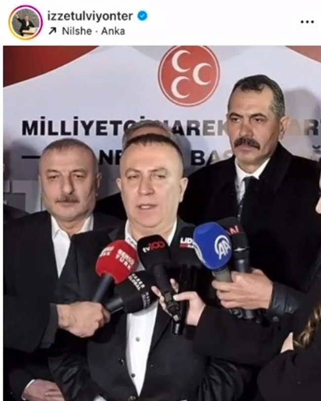 MHP'li İzzet Ulvi Yönter'den imalı paylaşım: "Ateşlerden doğacağım" - Resim : 1