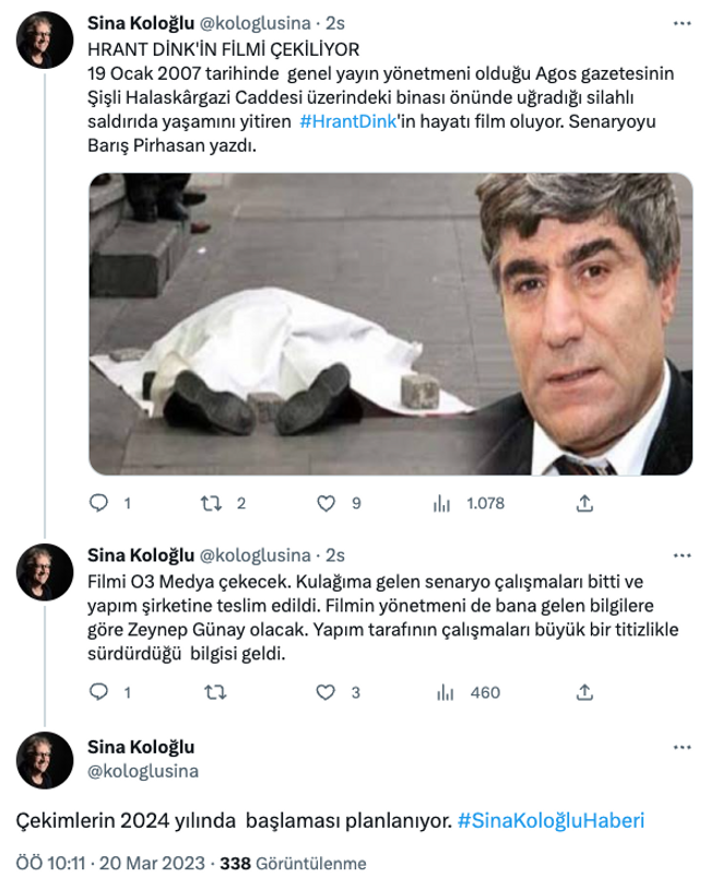 Hrant Dink’in filmi çekiliyor! Sosyal medyadan duyurdu… - Resim : 1