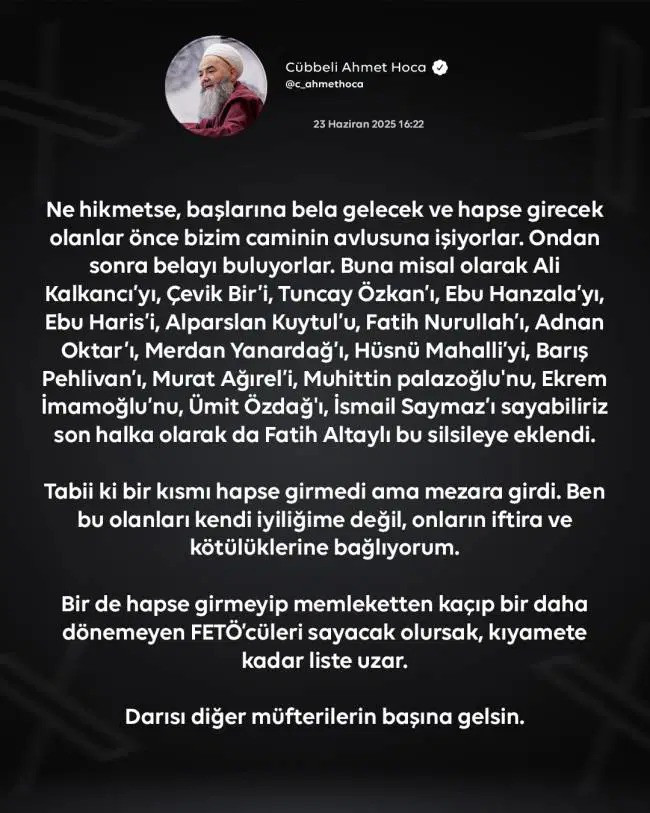 Cübbeli Ahmet’ten olay Fatih Altaylı sözleri! ‘Darısı diğer müfterilerin başına…’ - Resim : 2