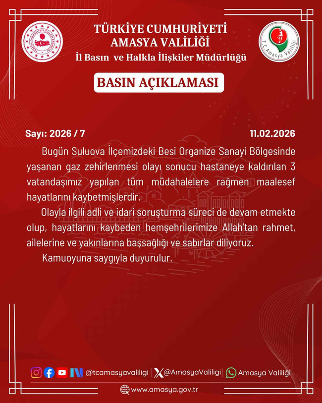 Amasya'da biyogaz tesisinde zehirlenme faciası: 3 kişi öldü - Resim : 2