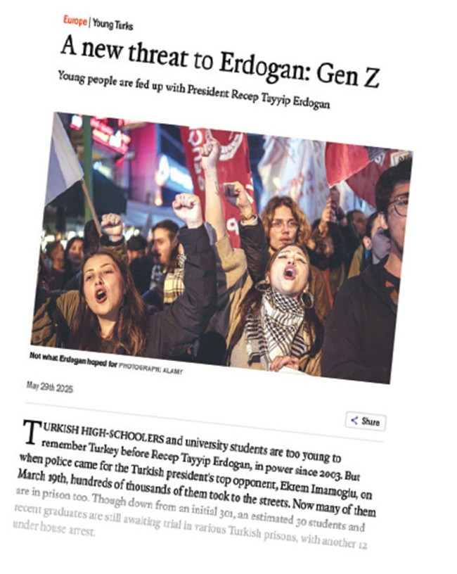The Economist’ten çarpıcı Erdoğan yazısı! ‘İktidarına en büyük tehdit…’ - Resim : 1