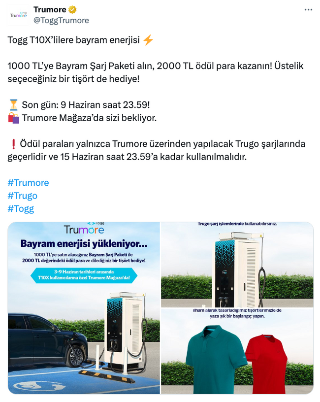 Togg'dan indirim ve hediye! - Resim : 1