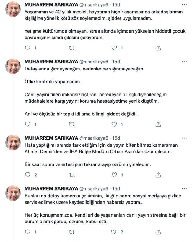 Muharrem Sarıkaya’dan flaş istifa açıklaması! Kınama yayımlamıştı… - Resim : 3