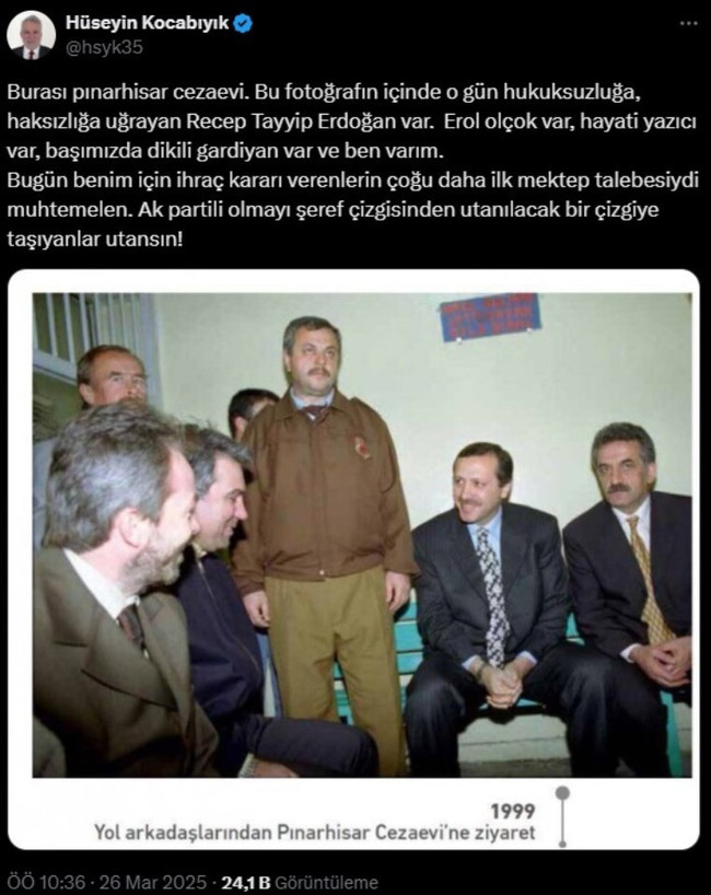 AK Parti'de İmamoğlu ihracı! Sosyal medyadan sitem ederek gitti - Resim : 1