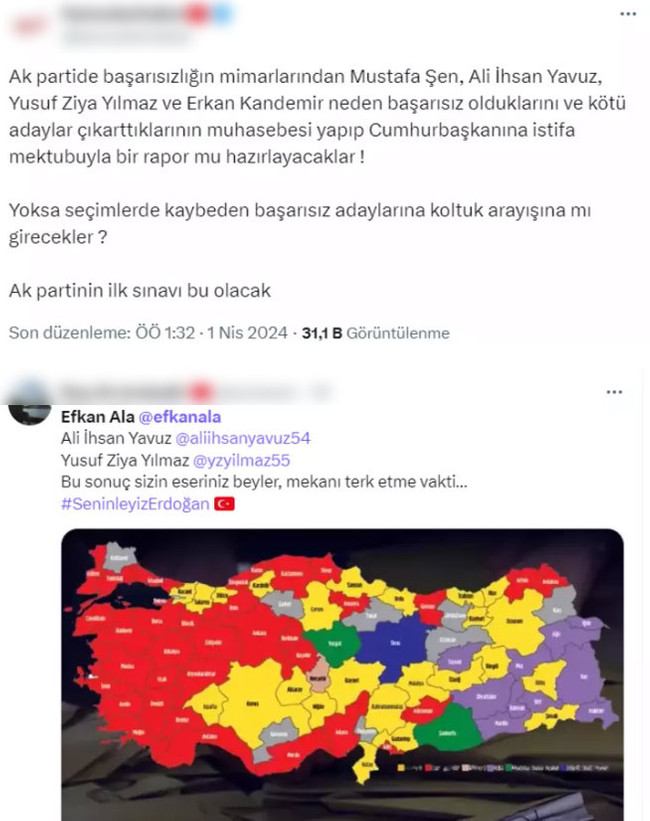 Erdoğan d&uuml;n gece sinyali vermişti! AK Parti'de 6 isim topun ağzında! - Resim : 1