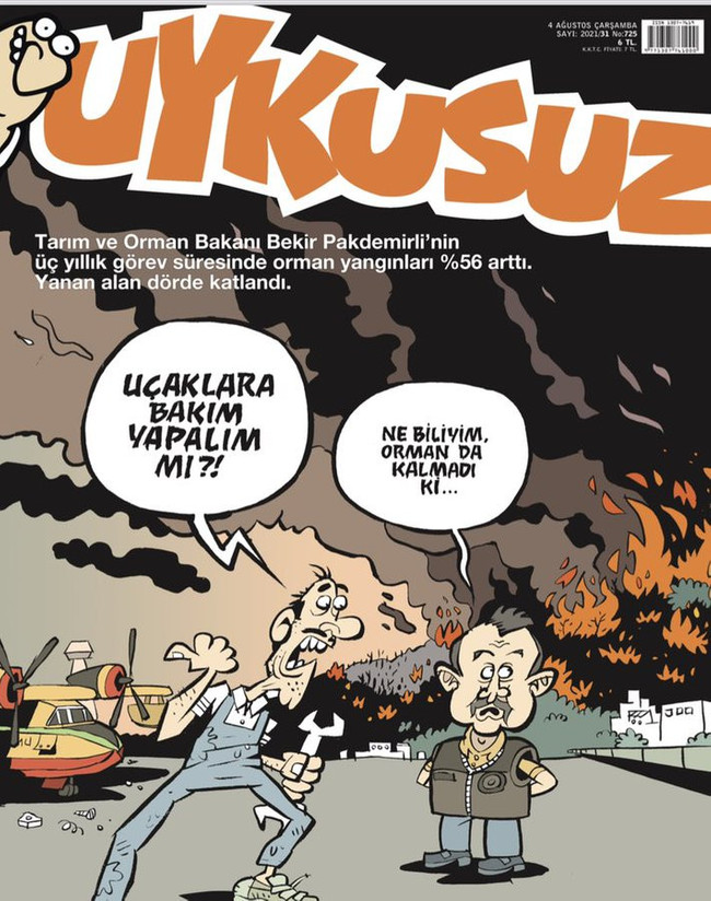 Uykusuz dergisinden Pakan Pakdemirli kapağı - Resim : 1