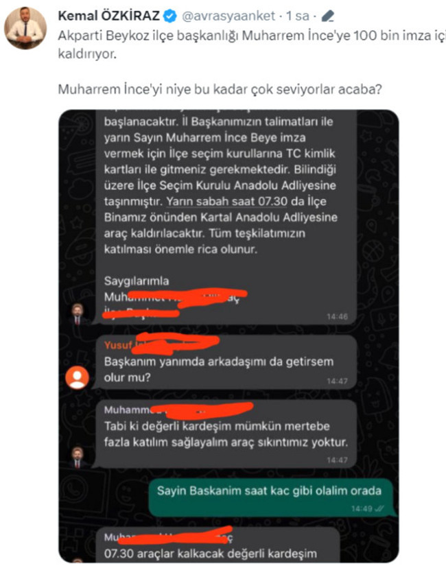 Muharrem İnce'yi sinirlendiren AK Parti iddiası! Suç duyurusunda bulunmaya hazırlanıyor - Resim : 1