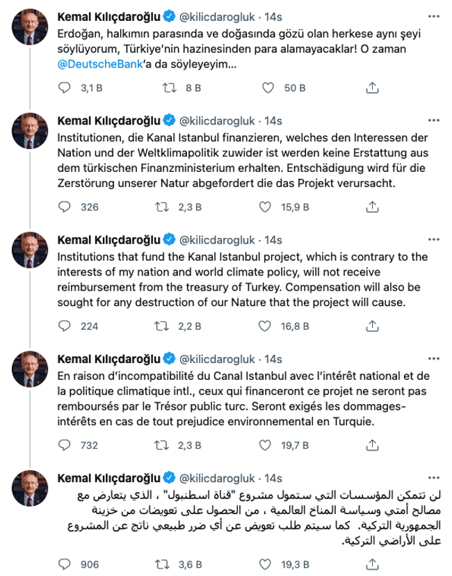 ‘Söke söke’ tartışmasında yeni gelişme! Deutsche Bank’tan Kanal İstanbul açıklaması - Resim : 1