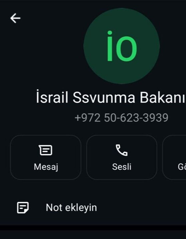 Türk hackerlar İsrailli bakanı görüntülü aradı! Numarasını sosyal medyada ifşa ettiler! - Resim : 1
