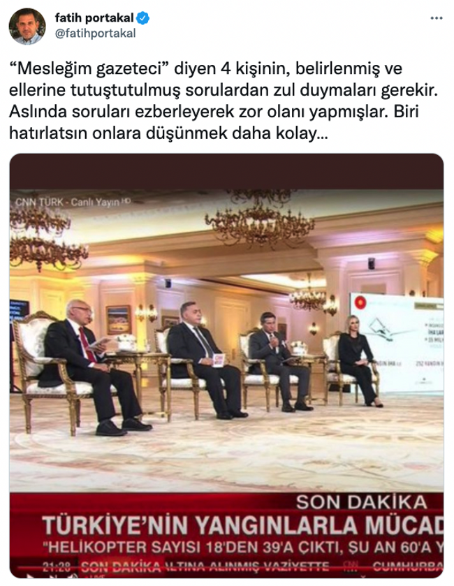 Fatih Portakal’dan o gazetecilere sert tepki! ‘Biri onlara hatırlatsın...’ - Resim : 1