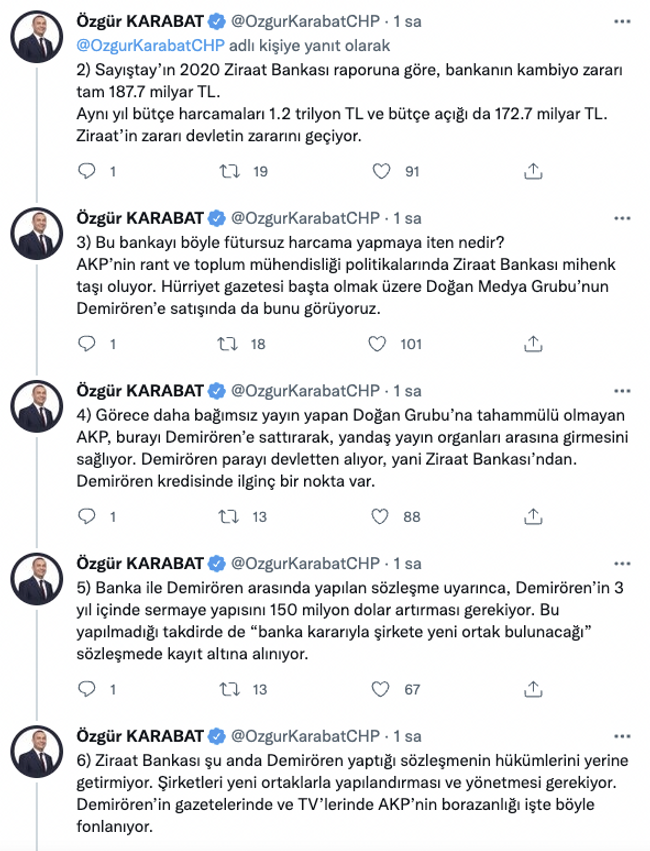 CHP'li Özgür Karabat'tan gündemi sarsacak Ziraat Bankası ve Demirören iddiaları! - Resim : 2