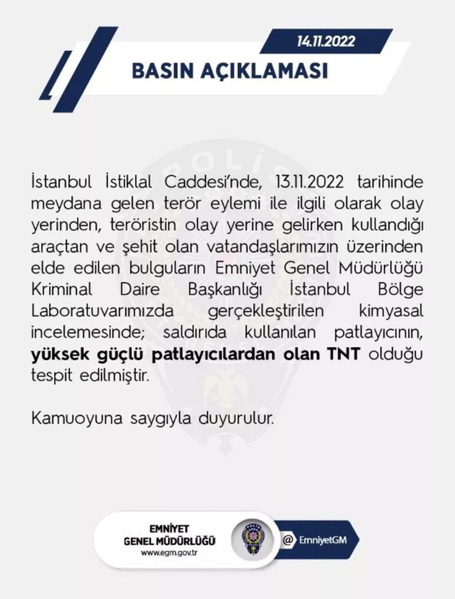 Taksim'i kana bulayan patlayıcı TNT çıktı! - Resim : 1
