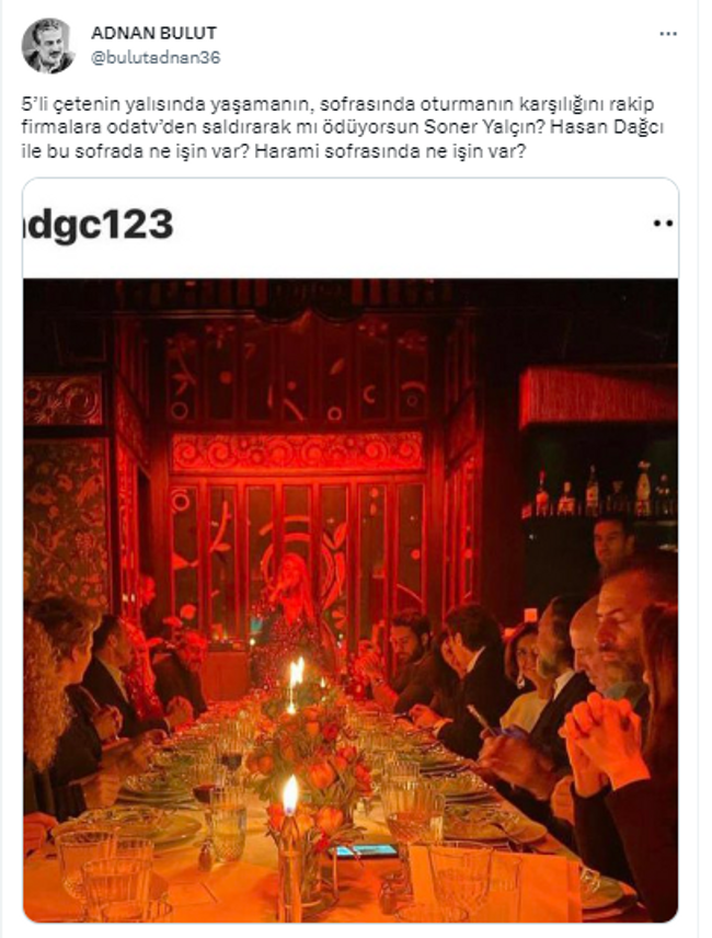 Adnan Bulut Soner Yalçın'ı yerden yere vurdu! 'Harami sofrasında ne işin var' - Resim : 4