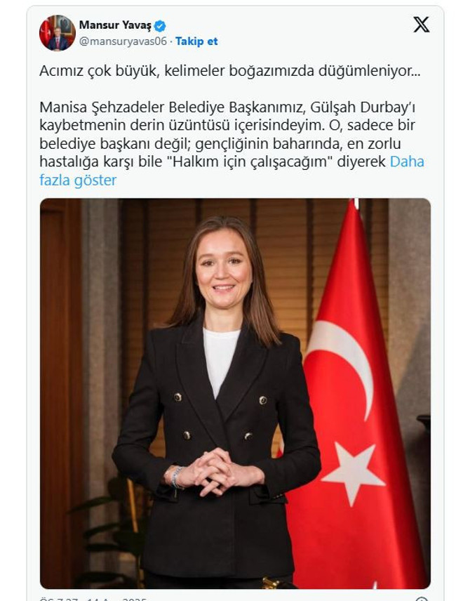 Şehzadeler Belediye Başkanı Gülşah Durbay hayatını kaybetti! Kanserle mücadele ediyordu... - Resim : 3