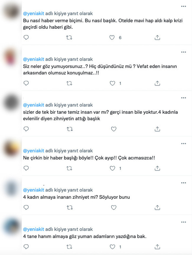 Yeni Akit'ten hayatını kaybeden Belma Simavi için skandal başlık! Sosyal medyada tepki yağdı - Resim : 5