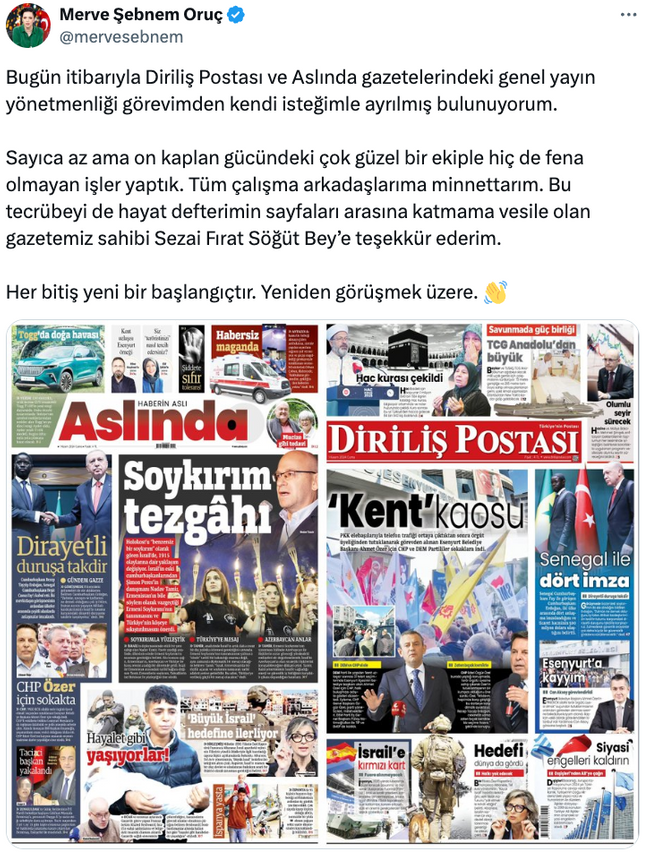 O Genel Yayın Yönetmeni görevinden ayrıldı! ‘Hiç de fena olmayan işler yaptık…’ - Resim : 1