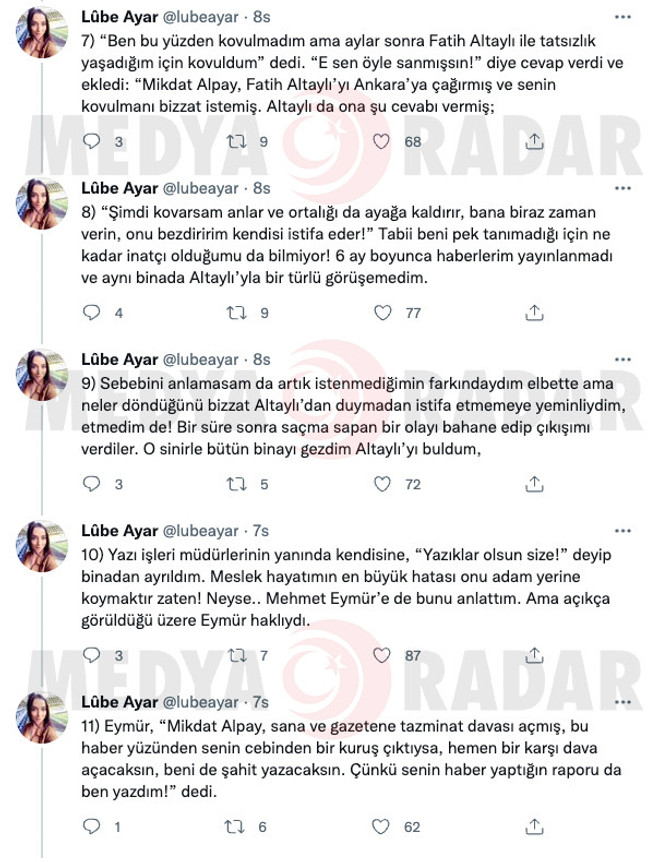 Mehmet Eymür’den bomba Fatih Altaylı iddiası! Lube Ayar’ı Habertürk’ten kim kovdurdu? - Resim : 3