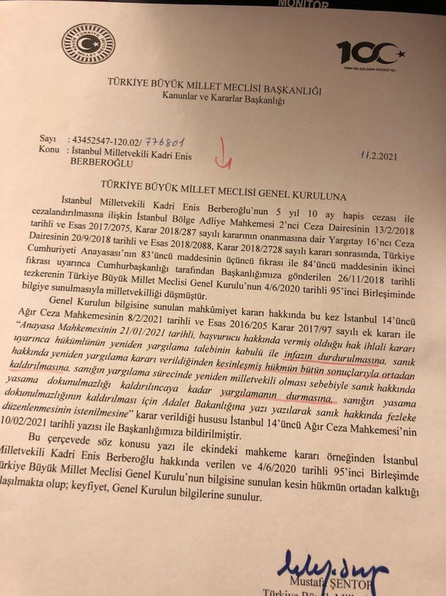 Enis Berberoğlu yeniden milletvekili - Resim : 1