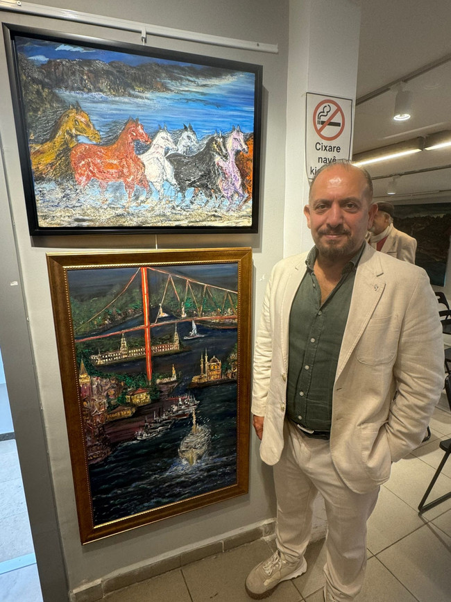 Can sıkıntısıyla başladı, ilk sergisini açtı! - Resim : 2