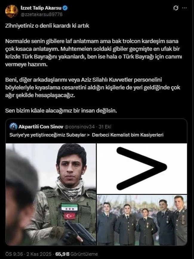 Suriyeli askerle kıyaslanan teğmenden sert çıkış! "Çok ağır şekilde hesaplaşacağız..." - Resim : 2