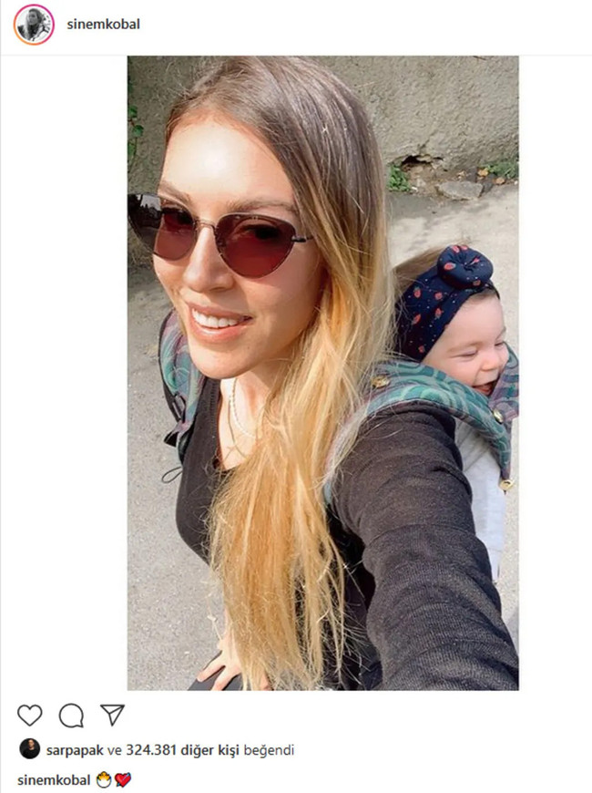 Sinem Kobal, kızı Lalin'in yüzünü ilk kez gösterdi! - Resim : 1