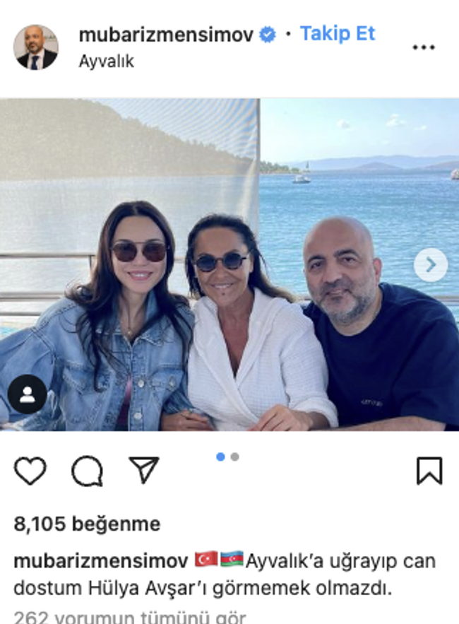 Sedat Peker’in iddialarındaki Mübariz Mansimov Hülya Avşar’la buluştu - Resim : 2