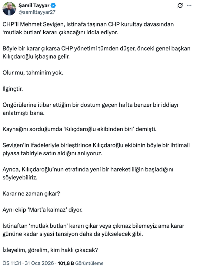 Kemal Kılıçdaroğlu kanadında ‘mutlak butlan’ hareketliliği! ‘CHP yönetimi tümden düşer…’ - Resim : 1