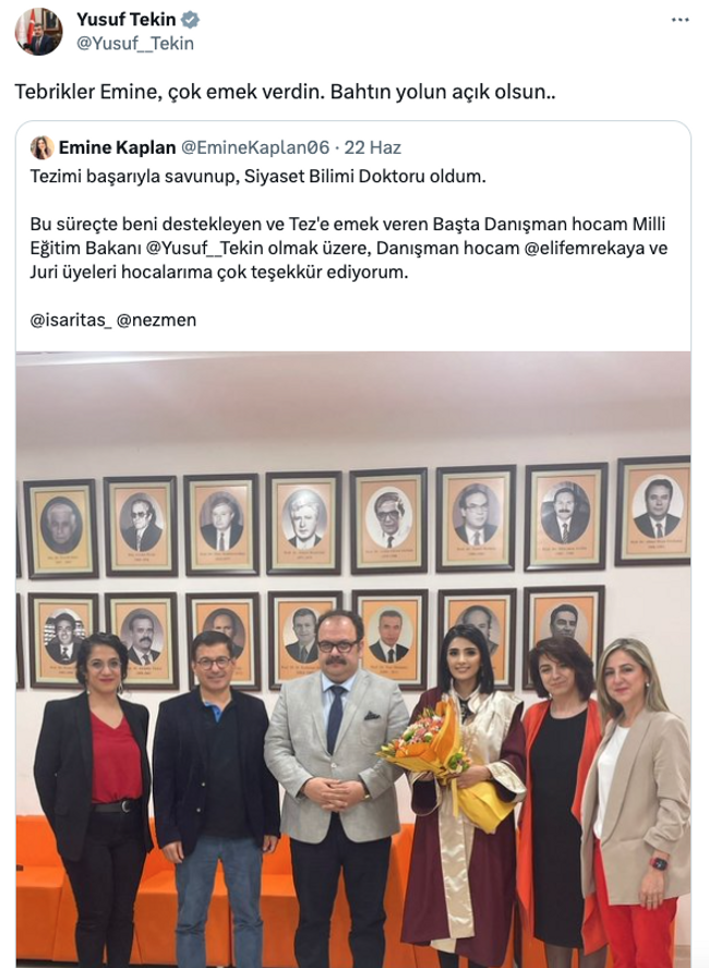 TRT'nin başarılı muhabiri 'doktor' oldu! Bakan sosyal medyadan tebrik etti… - Resim : 1