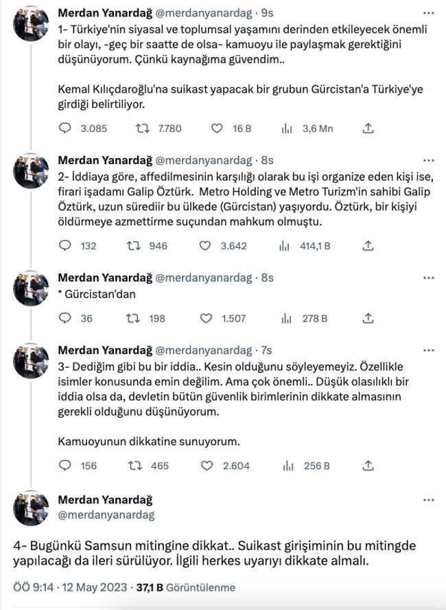 Merdan Yanardağ’ın o paylaşımına soruşturma! ‘Şüpheli’ sıfatıyla savcılığa çağrıldı… - Resim : 1