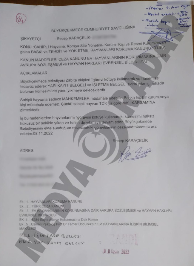 Kanunsuz yıkımda onlarca hayvanı öldürdüler! Mahkeme kararını takmadı… - Resim : 4