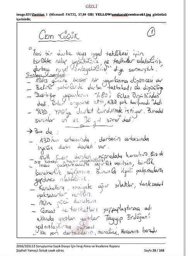 Adnan Oktar'ın evinde polisi bile şoke eden 'Cem Küçük' belgeleri! - Resim : 1