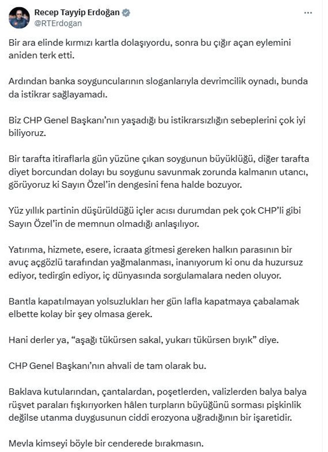 Erdoğan'dan Özel’e yolsuzluk üzerinden sert çıkış! "Rüşvet var, turp yok mu?" - Resim : 3