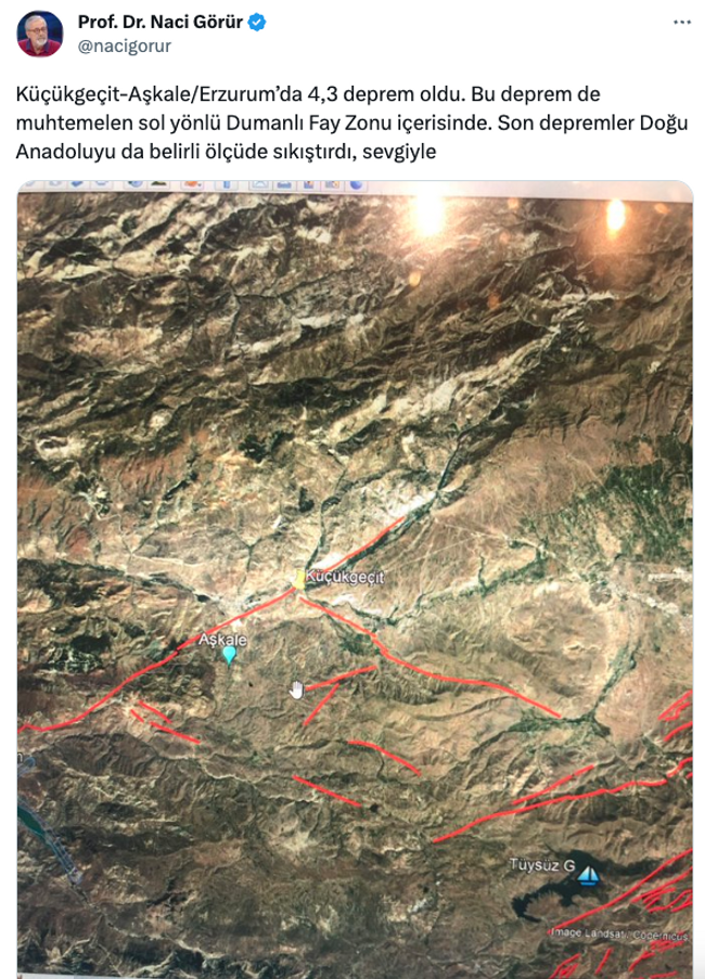 Depremlerin ardından Naci Görür uyardı! ‘Bu yöre hep aktif…’ - Resim : 1