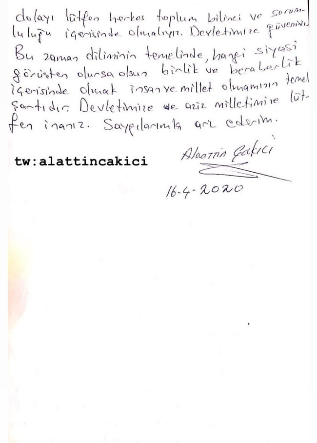 Alaattin Çakıcı'dan Erdoğan ve Bahçeli'ye teşekkür - Resim : 2