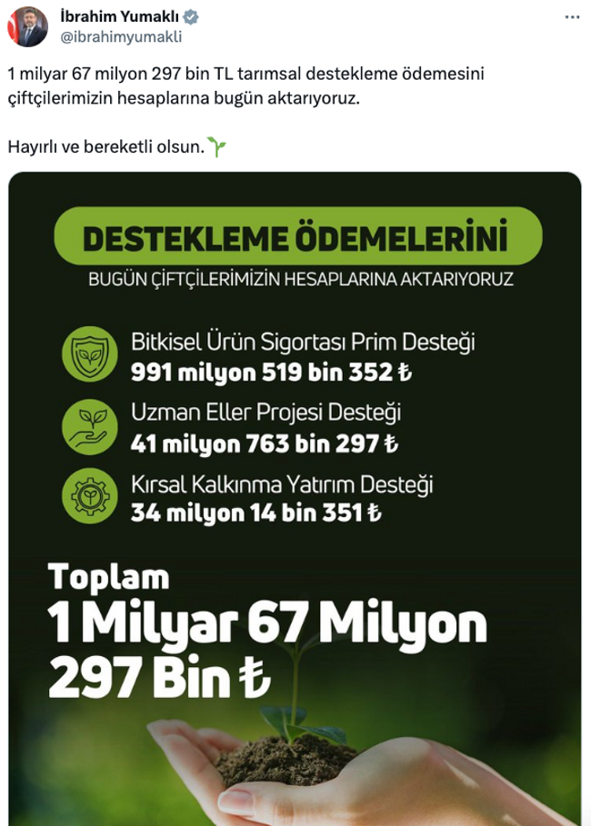 Ödemeler bugün hesaplara aktarılıyor! Bakan sosyal medyadan duyurdu… - Resim : 1